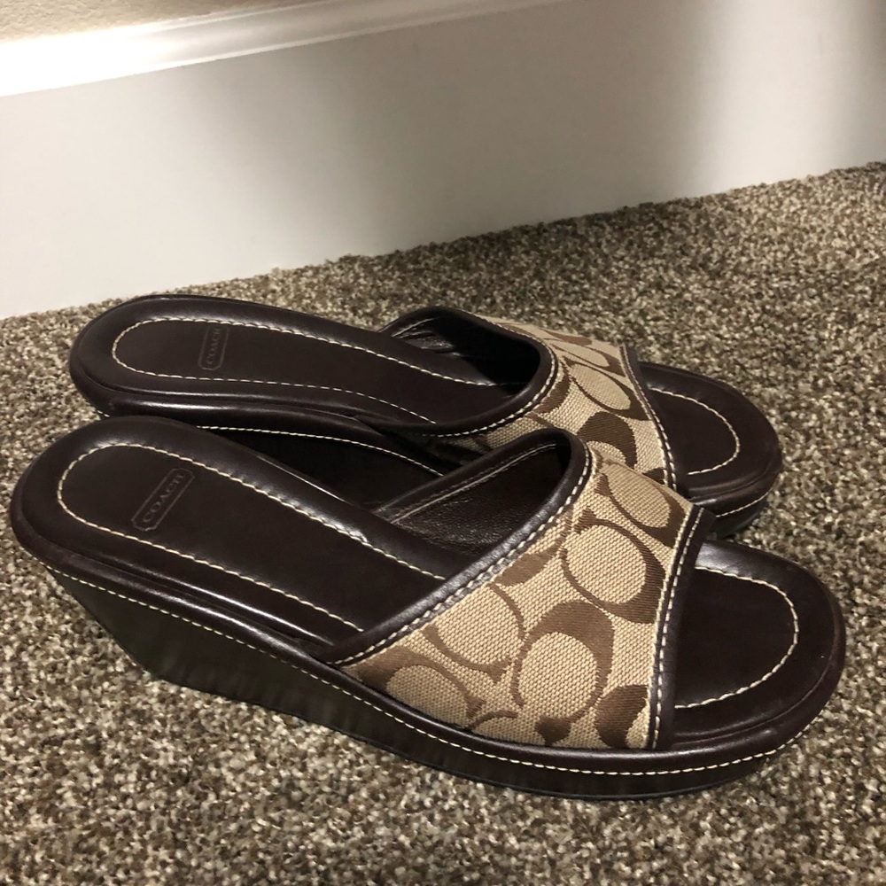 Coach wedge sandal 8
